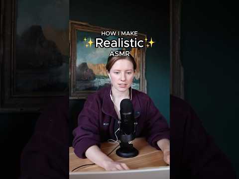 ASMR Realistic Triggers (behind the scenes)