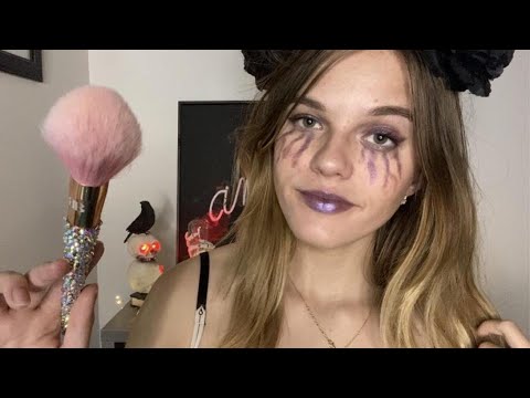 ASMR Doing Your Halloween Makeup 🧚 (Halloween RP pt.2)