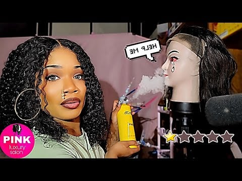 ASMR ~ GHETTO Hairstylist With EXTREMELY Long Nails Does Your Hair @CharmantyWigs