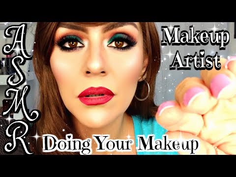 ASMR (Whisper Makeup Artist) Does Your Makeup Chewing Gum