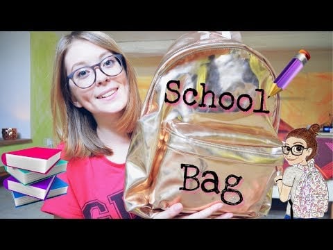 What's in my school bag ? #3 ♡