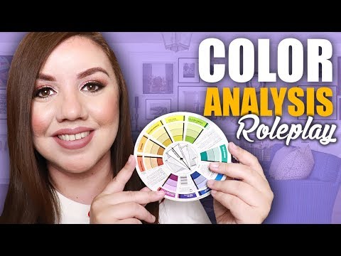 ASMR Face Color Analysis Roleplay / ASMR Jonie