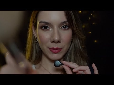 ASMR: 1 HORA De ARREPIOS SELECIONADOS Pra VOCÊ DORMIR 😱  (tuc tuc, soprinho, pincel no mic)