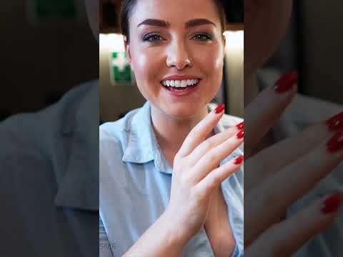 Gently measuring your face for sleep... 📏✨ #asmr #personalattention