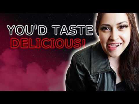 ASMR Vampire Talks About Eating You | Leather Jacket Sounds & Mic Brushing