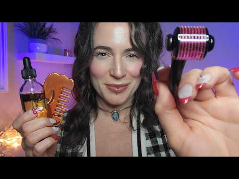ASMR - Ultimate  Scalp Treatment - Scalp Check, Oil & Parting, Scalp Scrub (layered)
