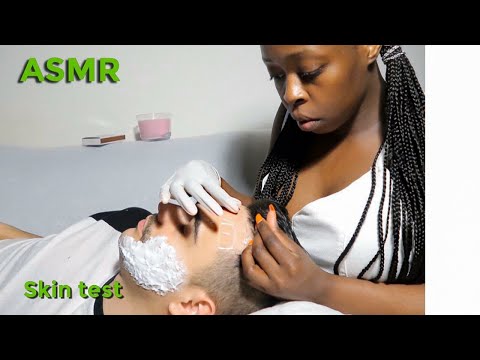 Asmr Skin Test & Shave | 10+ Relaxation Triggers