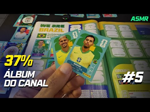 ASMR ABRINDO PACOTINHOS DOADOS POR INSCRITOS - ÁLBUM DA COPA 2026 #5