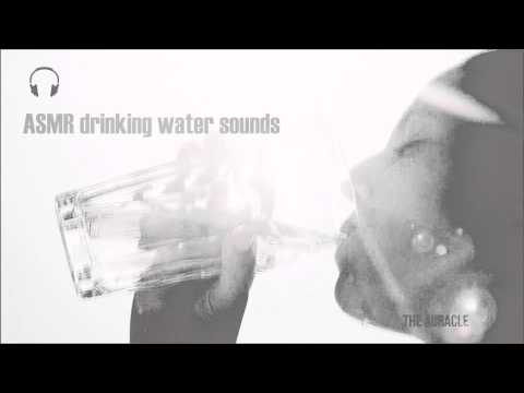 [ASMR] ★ Drinking water sounds ★ [Gulping] [Sipping] [Mouth sounds]