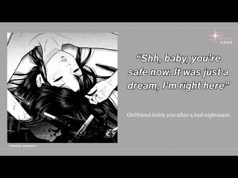your girlfriend comforts you after a nightmare [f4a] [white noise] [rain noise] [sleep aid]