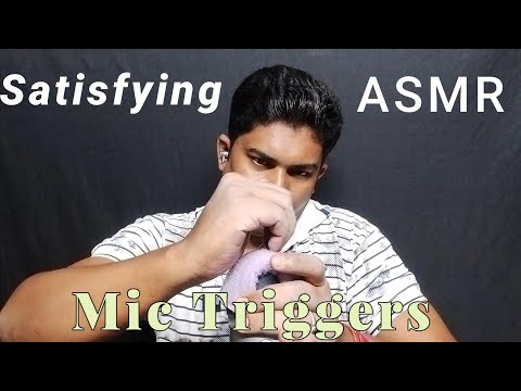 ASMR Echoed Trigger Words, Tingles Hand Movements, Mic Scratching Sounds