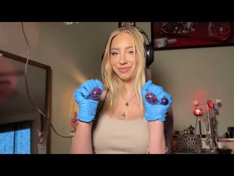 Rubber gloves exam SESSION- ASMR