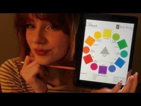 asmr 🧠 🌈 synesthesia brain game — soft spoken sensory test , colors and shapes 🎨