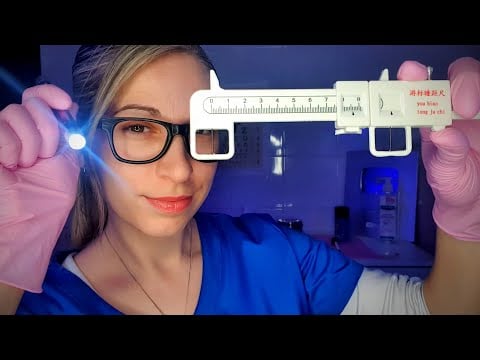 ASMR Test de Ojos | Examen Visual  muy relajante | RP médico | Clínica Surr ASMR |