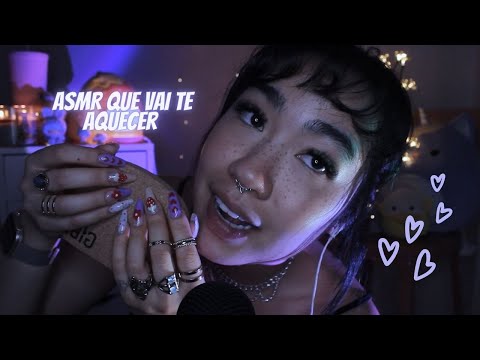 ASMR no escuro | Gatilhos que vão te deixar quentinho (anéis, tapping, sons de boca, e mais)