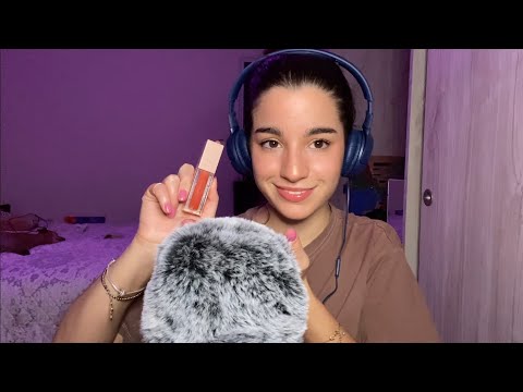 ASMR Skincare + maquillaje | tormenta de fondo