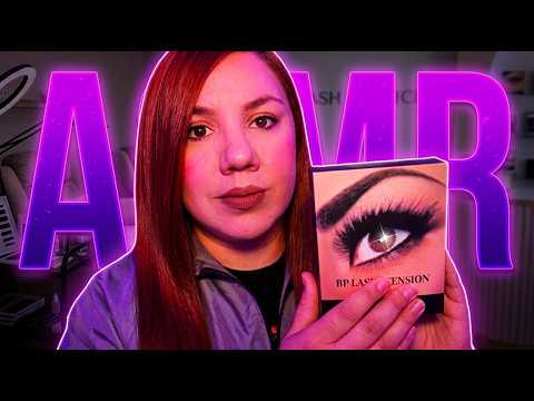 ASMR Lashista te Pone PESTAÑAS PERFECTAS 👁️✨ Roleplay para Dormir