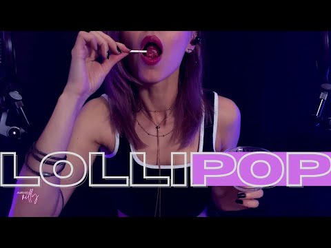 ASMR Lollipop Dipped in Pop Rocks 🍭 Lollipop Eating Sounds ASMR (No ...