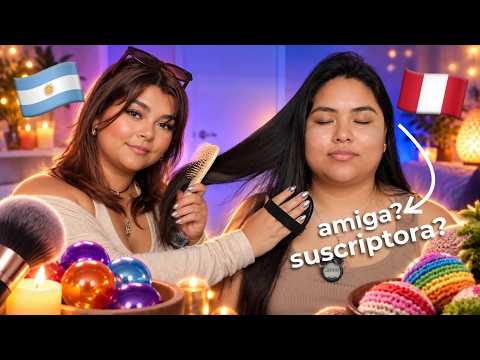 ASMR ATENCIÓN PERSONAL 💕 Consintiendo a mi amiga hasta que SE QUEDE DORMIDA