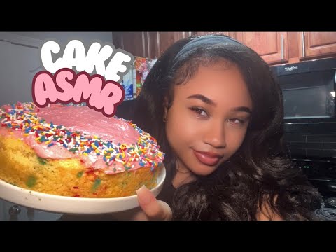 ASMR BAKING A CAKE🧁(asmr voiceover + tingly whispers )