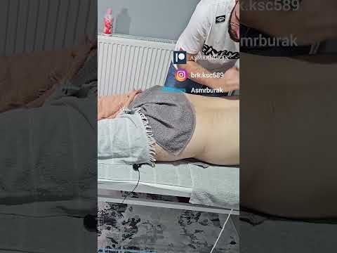 THE LEGENDARY TURKISH MASSAGE THAT RELAXES ALL THE MUSCLES IN THE BACK #satisfying  #asmr #shorts