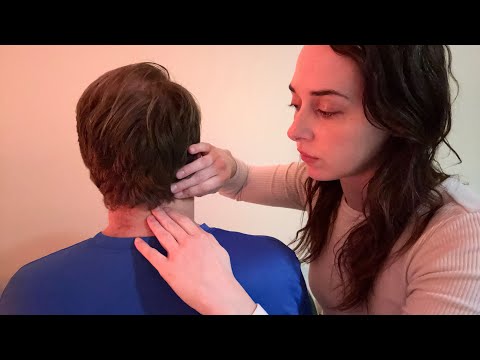 ASMR Nape, Hairline, Scalp Exam and Massage ✨ [Real Person ASMR]