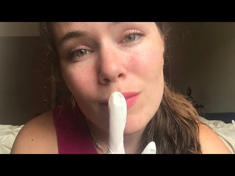 ASMR Shhh w/ Rubber Gloves, Positive Affirmation, and Whisper