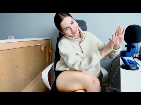 Nastyaa - Fabric Scratching & Body Triggers 2 💙🤍​ ASMR