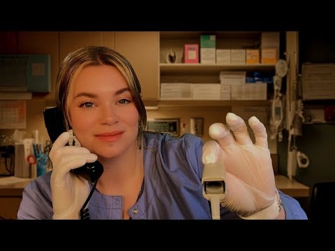 ASMR Emergency Room Medical Receptionist Triage Exam | Medical Roleplay