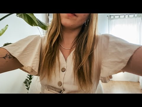 ASMR ✨ - leather gloves massage and rambling