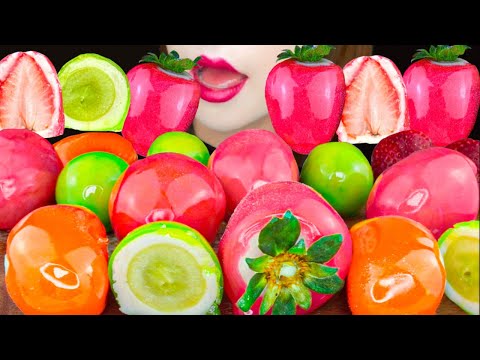 【ASMR】【咀嚼音 】モランゴアモール🍓 Morango do Amor❣️MUKBANG 먹방 食べる音 EATING SOUNDS NO TALKING