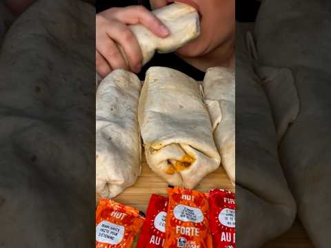 TACO BELL BURRITOS #asmr #tacobell #food