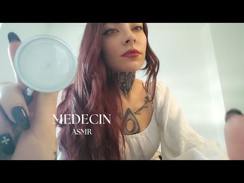 ASMR ROLEPLAY MEDECIN A DOMICILE | JE SOIGNE TA PLAIE A LA TETE ET CHANGE TON PANSEMENT