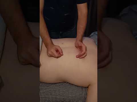 ASMR BACK THERAPY MASTER MASSAGE  #massage #easyturkish #relax #shortvideo #asmr #massage