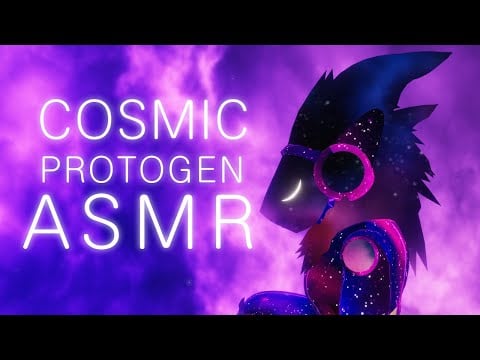 [ASMR] 🌌 Cosmic Protogen entity helps you relax and fall asleep【Unintelligible whispers】【VRChat】
