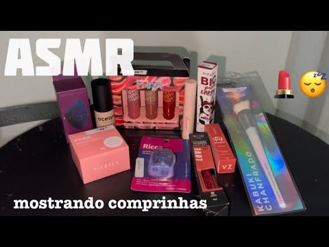 ASMR SUPER CASEIRO - comprinhas de maquiagem