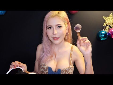 ASMR ไทย🇹🇭 🌜✨Ear Brushing & Hand Movement Sound 🌜✨