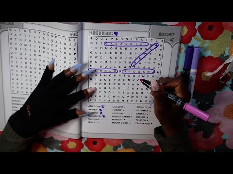 Finding Words So You Can Sleep ASMR Wordsearch