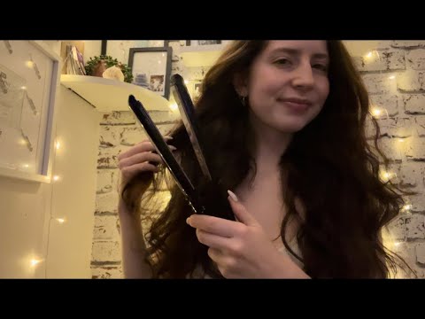 ASMR - Hair Straightening for Sleep (No Talking)