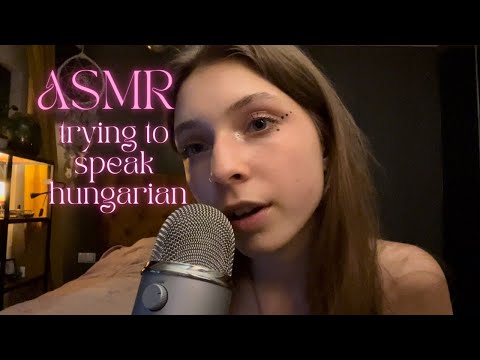 ASMR • tingle with hungarian trigger words 💗🇭🇺✨