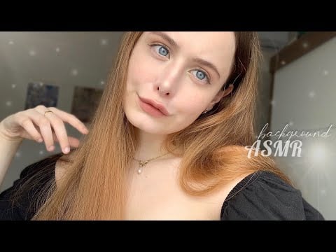 background ASMR 𓂃 tapping, mouth sounds, hand sounds (no talking)