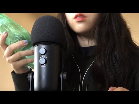 ASMR water bottle shaking | water sounds💦💦