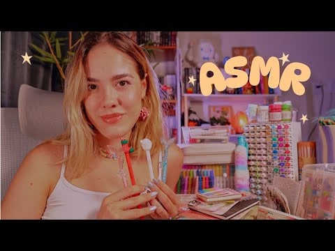 ASMR { ROLEPLAY } Loja de Papelaria aconchegante 🧚🏼🌙 Voz Suave