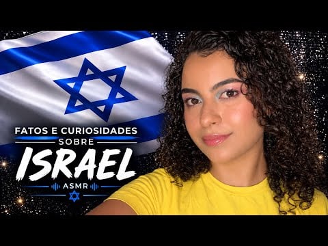 ASMR DE FATOS E CURIOSIDADES SOBRE ISRAEL 🇮🇱  com chuva! 🌧️ 