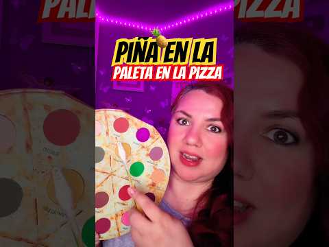 shorts La Piña va en la PIZZA! Maquillaje de pizza #asmr
