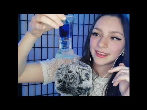 ASMR Liquid Timer and Mouth Sounds 👄 [german/deutsch]