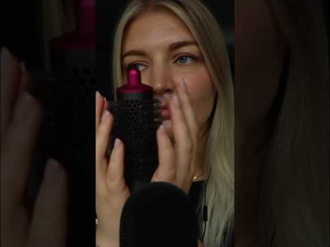 Curling and brushing your hair 🥰 #relax #relaxation #sleep #asmr #hairstyle