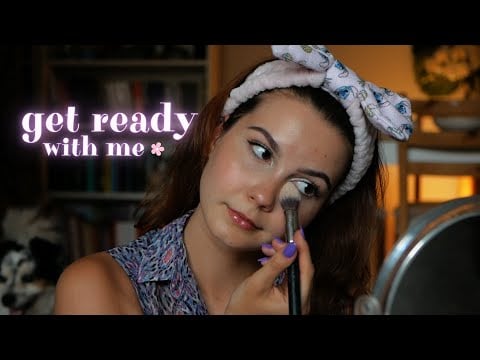 ASMR PO POLSKU | wyszykuj się ze mną 🌸 | makijaż, bliski szept na sen i ciarki (voiceover)