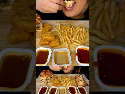 MCDONALD’S FRIES ARE ALWAYS DOUBLE THE HIT #asmr #shorts