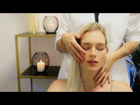 100%INTENSE Facetapping🤯 with @Julia ASMR